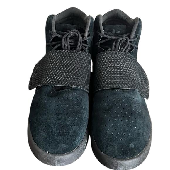ADIDAS Originals Tubular Invader Strap Mens Hi Top Trainers Shoes Men’s Size 10 - Picture 2 of 10